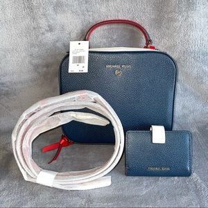 NWT Michael Kors Jet Set Charm Bag and Wallet Combi